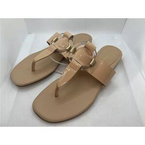 Calvin Klein Blush Nude Slip On Slippers Sandals Shoes